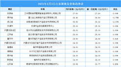 2025年3月4日全國各地最新白條豬價格行情走勢分析