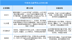 2025年中國新型顯示企業潛力分析（圖）