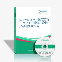 2014-2018年中國蔬菜加工行業深度調查及投融資戰略研究報告