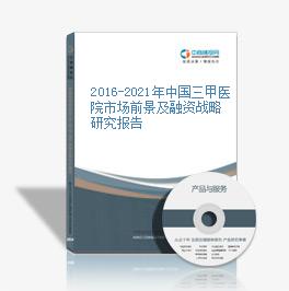 2016-2021年中國三甲醫院市場前景及融資戰略研究報告