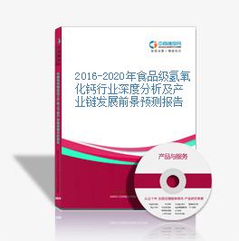 2016-2020年食品級氫氧化鈣行業深度分析及產業鏈發展前景預測報告