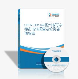 2016-2020年揚州市寫字樓市市場調查及投資咨詢報告