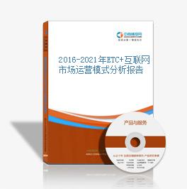 2019-2023年ETC+互聯網市場運營模式分析報告